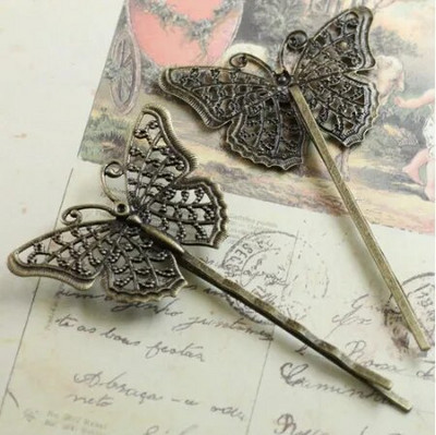 Metallist juukseklamber naistele Retro vintage juuksenõelad Prantsuse Barrette Juukseaksessuaarid Juuksekingituseks