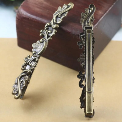 Metallist juukseklamber naistele Retro vintage juuksenõelad Prantsuse Barrette Juukseaksessuaarid Juuksekingituseks