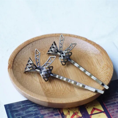 Metallist juukseklamber naistele Retro vintage juuksenõelad Prantsuse Barrette Juukseaksessuaarid Juuksekingituseks