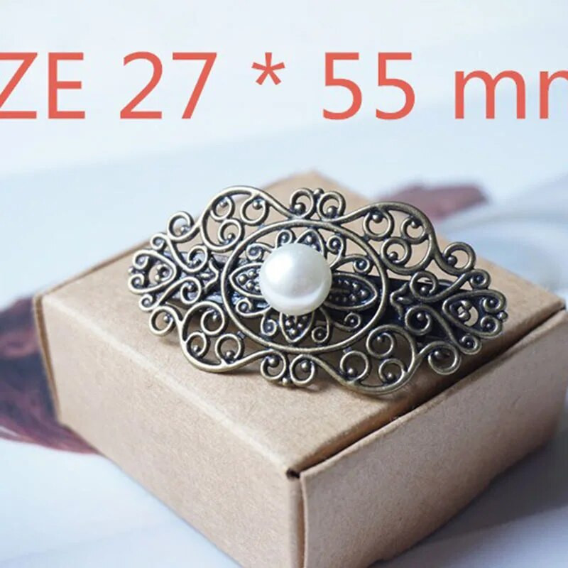 Metallist juukseklamber naistele Retro vintage juuksenõelad Prantsuse Barrette Juukseaksessuaarid Juuksekingituseks