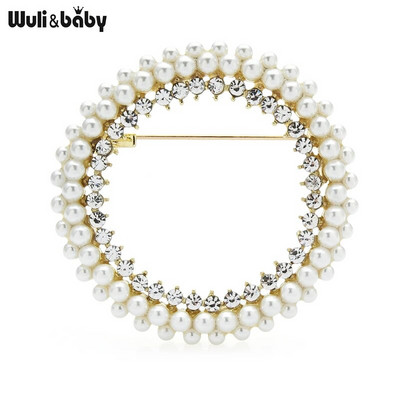 Wuli&baby paljude disainiga ilu lilledega prossid naistele kividest pärlitest prossinõelad ehted kingitused