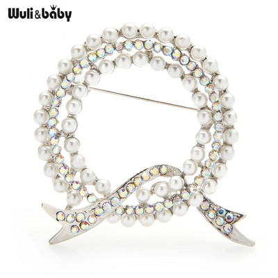 Wuli&baby paljude disainiga ilu lilledega prossid naistele kividest pärlitest prossinõelad ehted kingitused