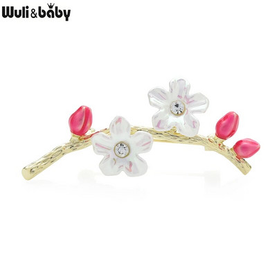 Wuli&baby paljude disainiga ilu lilledega prossid naistele kividest pärlitest prossinõelad ehted kingitused