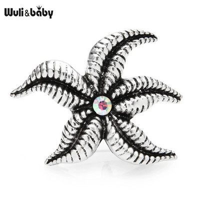 Wuli&baby paljude disainiga ilu lilledega prossid naistele kividest pärlitest prossinõelad ehted kingitused