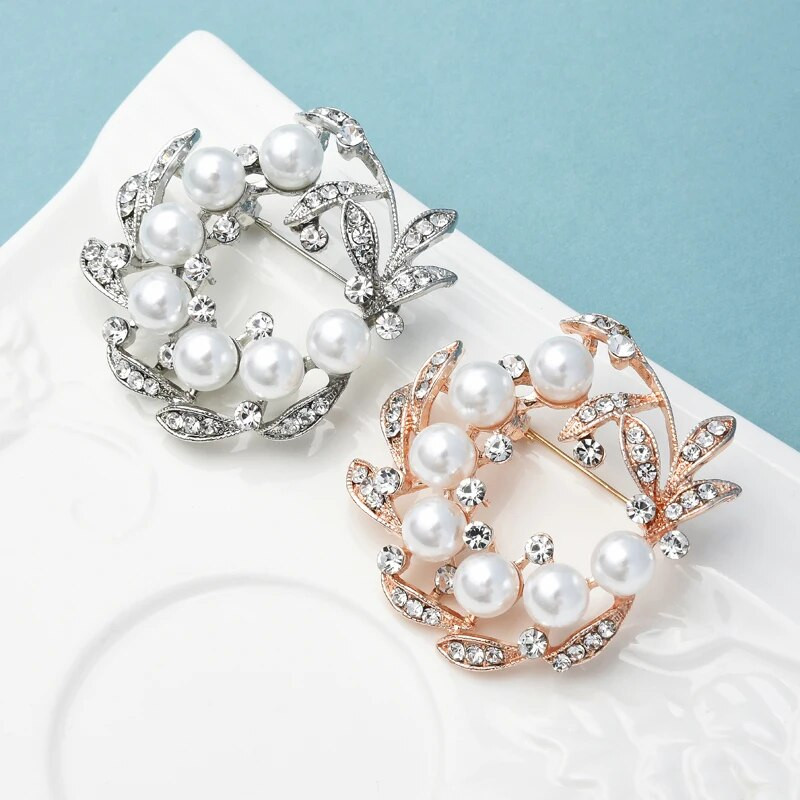 Wuli&baby paljude disainiga ilu lilledega prossid naistele kividest pärlitest prossinõelad ehted kingitused