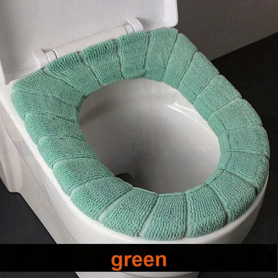 WC-poti istme kate paksendatud plüüs O-tüüpi soe WC-padi Universaalne tualett-poti istmepadi, korduvkasutatav talve-WC-istmepadi