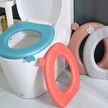 EVA Водоустойчиво покритие за тоалетна седалка Удебелена Универсална подложка за тоалетна Four Seasons