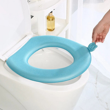 EVA Водоустойчиво покритие за тоалетна седалка Удебелена Универсална подложка за тоалетна Four Seasons