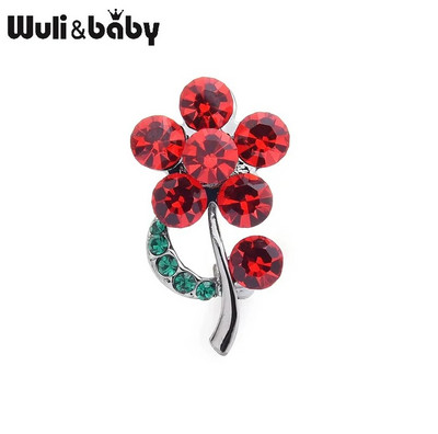 Wuli&baby Many Design Καρφίτσες υψηλής ποιότητας Γυναικείες λουλούδια Animal Party Καρφίτσες γραφείου Δώρα