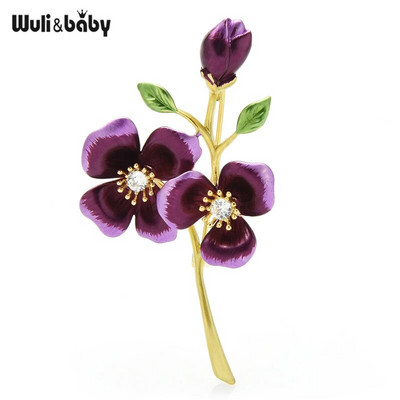 Wuli&baby Many Design Καρφίτσες υψηλής ποιότητας Γυναικείες λουλούδια Animal Party Καρφίτσες γραφείου Δώρα