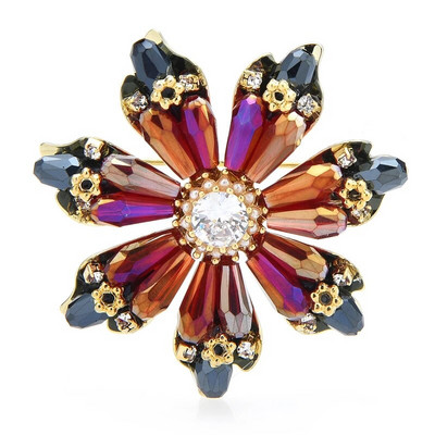 Wuli&baby Many Design Καρφίτσες υψηλής ποιότητας Γυναικείες λουλούδια Animal Party Καρφίτσες γραφείου Δώρα