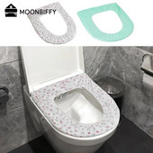 1 vnt tualeto sėdynių užvalkalai, neperšlampami stori tualeto sėdynės pagalvėlė, nešiojami neaustiniai kelioniniai tualeto kilimėliai