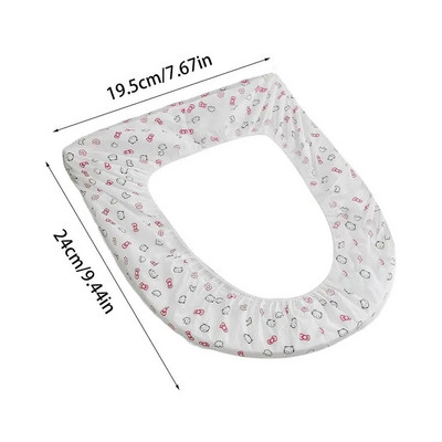 1 vnt tualeto sėdynių užvalkalai, neperšlampami stori tualeto sėdynės pagalvėlė, nešiojami neaustiniai kelioniniai tualeto kilimėliai