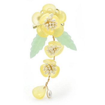 Wuli&baby Acrylic Flowers Γυναικεία καρφίτσα 5 Χρώματα 2022 Νέο Υλικό Καρφίτσες καρφίτσας Κοσμήματα Αξεσουάρ