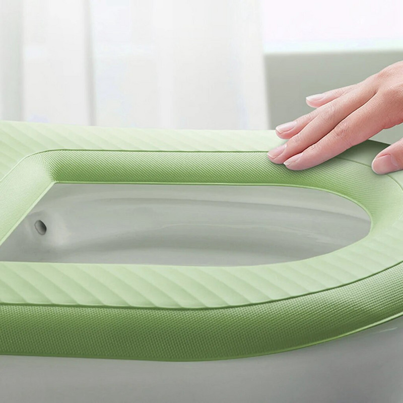 Waterpoof Pehme WC-istme kate Vannitoa pestav Closestool matt padjapadi O-kujuline WC-poti iste Bidee tualettruumi kate Aksessuaarid