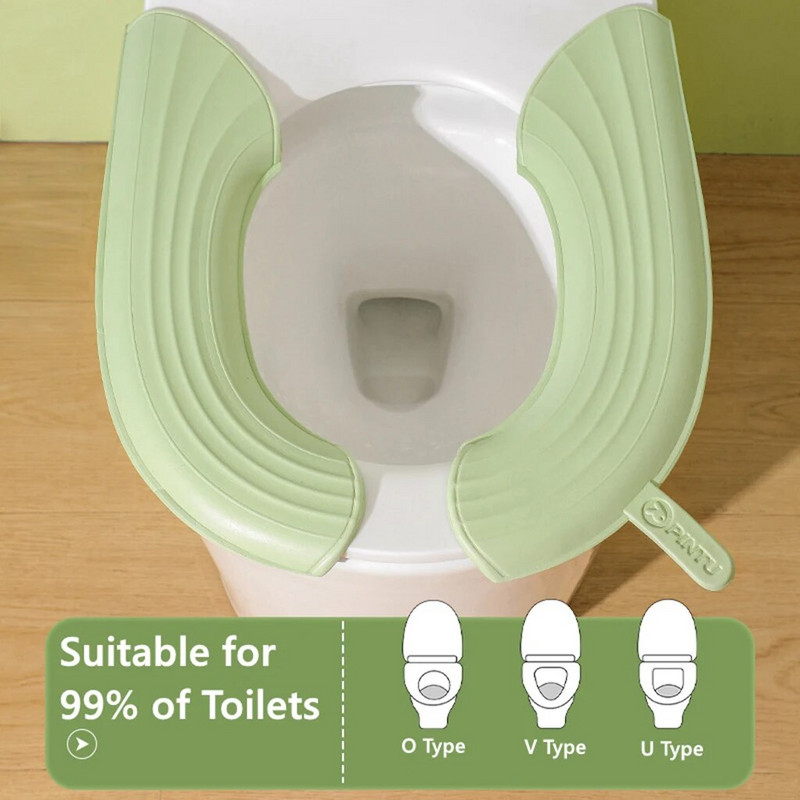 Waterpoof 1 ζεύγους Κάλυμμα καθίσματος τουαλέτας Μπάνιο που πλένεται ντουλάπι μαξιλαριού μαξιλαριού για σετ τουαλέτας Universal WC Κάλυμμα μπιντέ