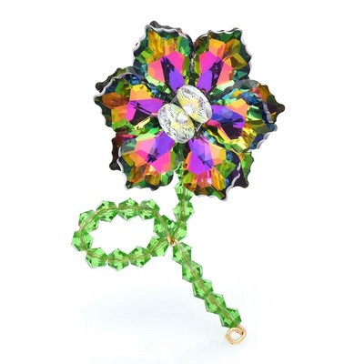 Wuli&baby sädelevad kristallist lillega prossid naistele Unisex 7-värvilised ilulilled kontoris peoprossidega kingid