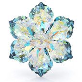 Wuli&baby Crystal lilleprossid naistele Meestele 5-värvilised Suvised Säravad Lillepeo Kontoriprossinõelad Kingitused