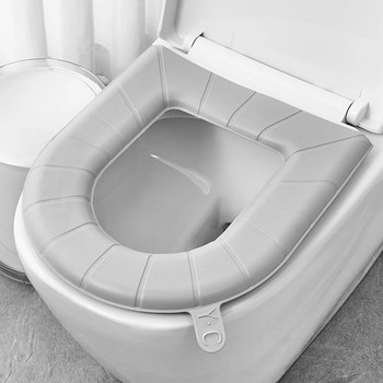 Κάλυμμα καθίσματος τουαλέτας Waterpoof Μαλακό κάλυμμα μπάνιου Κλειστή σκαμπό Μαξιλάρι Μαξιλάρι σε σχήμα Ο Μπιντέ Κάθισμα Τουαλέτας Κάλυμμα Τουαλέτας