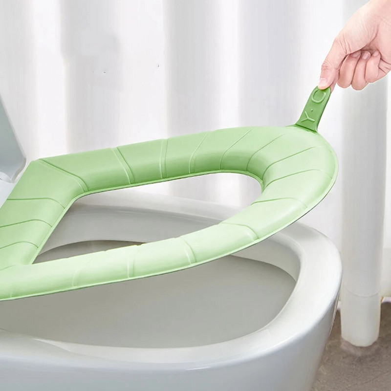 Vodootporna meka navlaka za WC sjedalo Periva kupaonica Closestool Mat Jastuk Jastuk O-oblika WC sjedalo Bide WC navlaka Dodaci