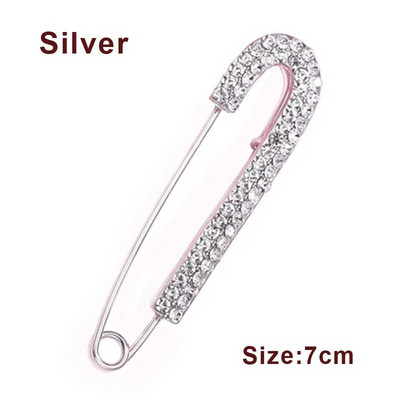 Nove dame, velike sigurnosne igle, broš, vintage igla s kristalima i dijamantima Chic Femme, modni broševi, igla, dodaci za nakit za zabavu