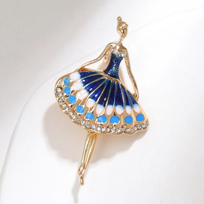 Luksuslikud läbipaistvad tiivad Haldja pross Elegantne liblikas balletitantsija nööpnõelad Loomingulised kivisulamist rõivad Aksessuaarid Kingitused