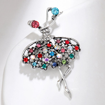 Luksuslikud läbipaistvad tiivad Haldja pross Elegantne liblikas balletitantsija nööpnõelad Loomingulised kivisulamist rõivad Aksessuaarid Kingitused