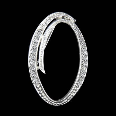 AZ Letter Χαριτωμένη καρφίτσα για γυναίκες Ανδρικά στρας Κρυστάλλινα ασημί Χρώμα Μεταλλικές καρφίτσες Κοσμήματα Αξεσουάρ Χριστουγεννιάτικο δώρο