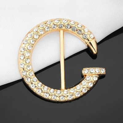 Luksusa kristāla pērļu aplis apaļas piespraudes Apģērbs Stūra apakšmala Viduklis sprādzes Šalle sprādze T-kreklam Ballītes Rotaslietas Aksesuāri