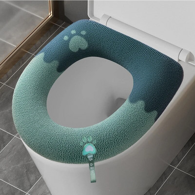 Talvine soe paks WC-istmekatte matt Pehme pestav Closestool Universaalne WC-poti kaanepadi Bidee padi Vannitoa tarvikud