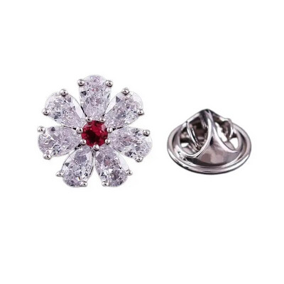 Originalni modni umetnuti cirkonij kamen zlatne boje Broš Drvo života za žene Broš Dodaci Nakit Pokloni