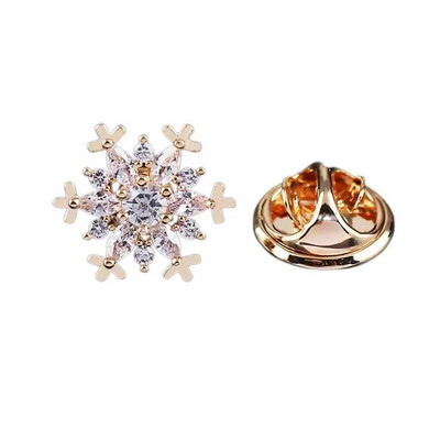 Originalni modni umetnuti cirkonij kamen zlatne boje Broš Drvo života za žene Broš Dodaci Nakit Pokloni