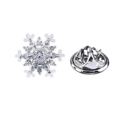 Originalni modni umetnuti cirkonij kamen zlatne boje Broš Drvo života za žene Broš Dodaci Nakit Pokloni