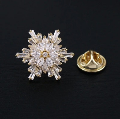 Veliki cvijet Kristalni broš Broš Vjenčanica Kostim Broš Modni ženski nakit Dodaci za zabavu