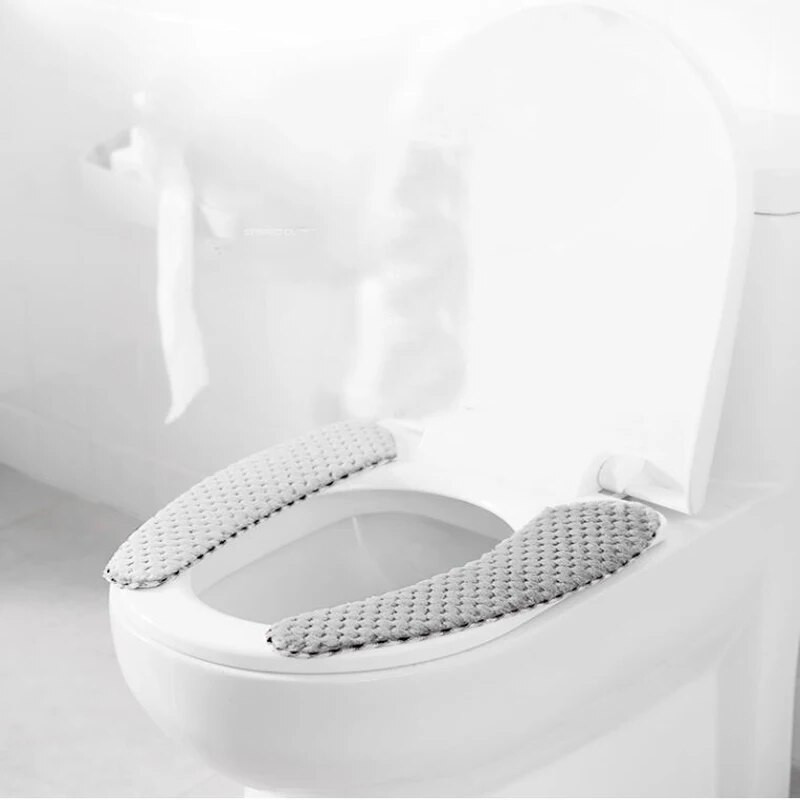 Tualeto kilimėlio pagalvėlės namų lipdukai Tualeto pagalvėlės užvalkalo pastos dangteliai namams universalūs plaunami dekoratyviniai tualeto sėdynių užvalkalai