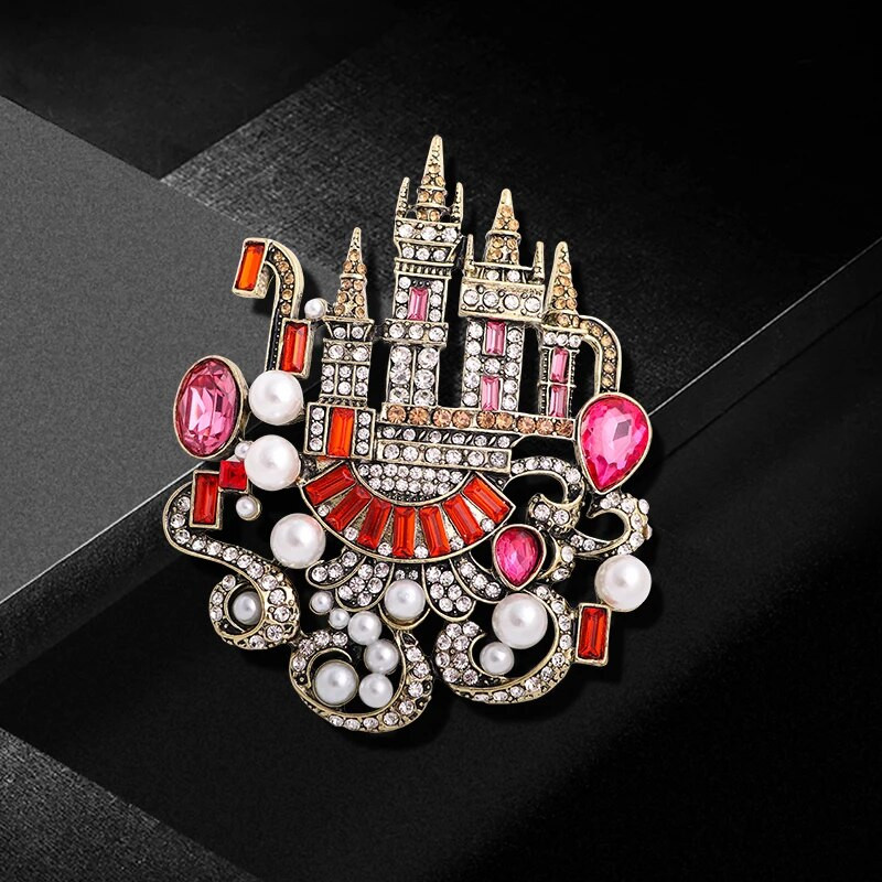 Wuli&baby Big Rhinestone lossi prossid naistele Disainer 3-värviline vanaaegne romantiline paleepeo pidulik pross Kingitused