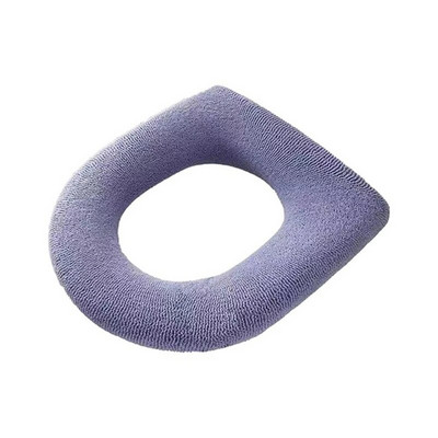 Mīksts ziemas silts tualetes sēdekļa pārvalks, biezs Closestool, adīšanas paklājiņš tualetes paliktnis, spilvens, mazgājams bidē pārklājs vannas istabas piederumi.