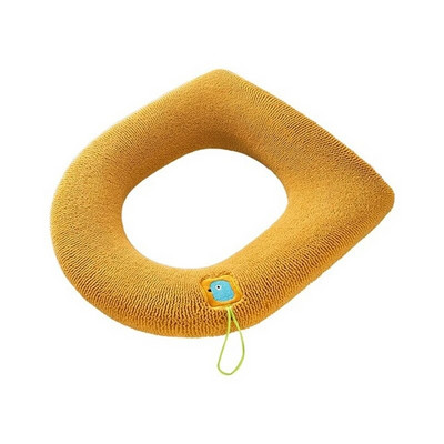 Mīksts ziemas silts tualetes sēdekļa pārvalks, biezs Closestool, adīšanas paklājiņš tualetes paliktnis, spilvens, mazgājams bidē pārklājs vannas istabas piederumi.