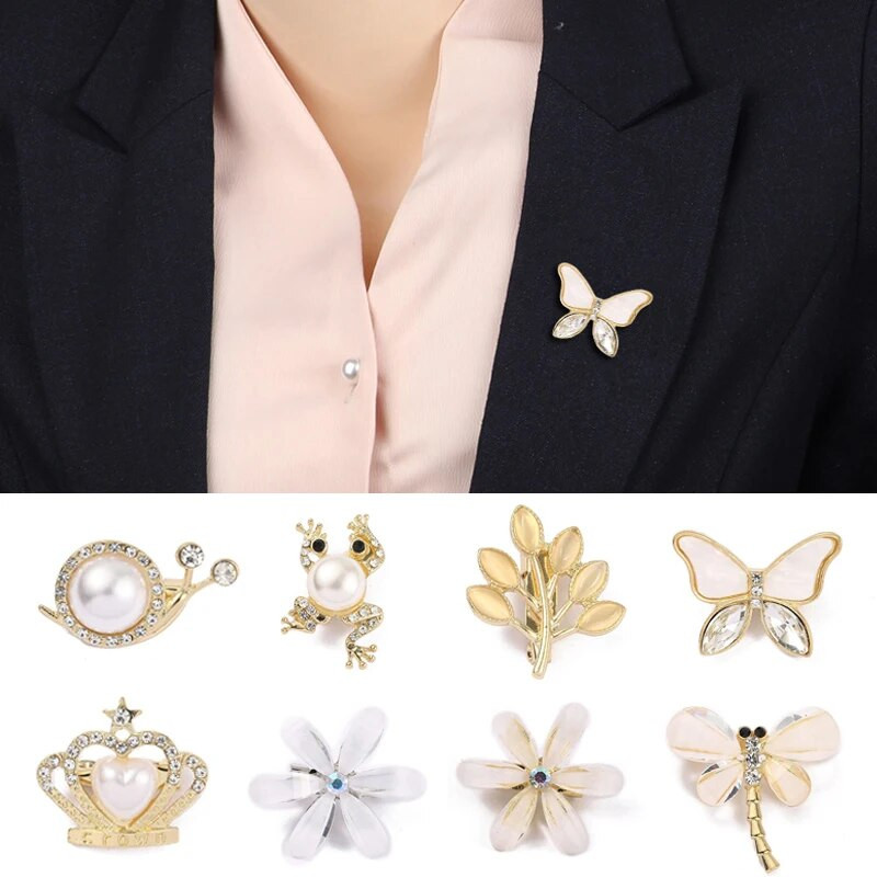 Nova moda Broš sa kamenčićima Odjeća Nakit Korsaž Ženski broš Vrhunska protuklizna kopča Igla Šalovi Kardigani Igle Privjesci