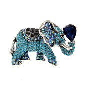CINDY XIANG Rhinestonest elevandiprossid naistele Vintage Animal Pin 6 värvi Saadaval uus disain, kvaliteetne 2021