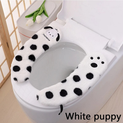 Thicken meka navlaka za WC dasku Topla periva Jastuk za stolić za višekratnu upotrebu Univerzalna WC daska Bide Kupaonski pribor