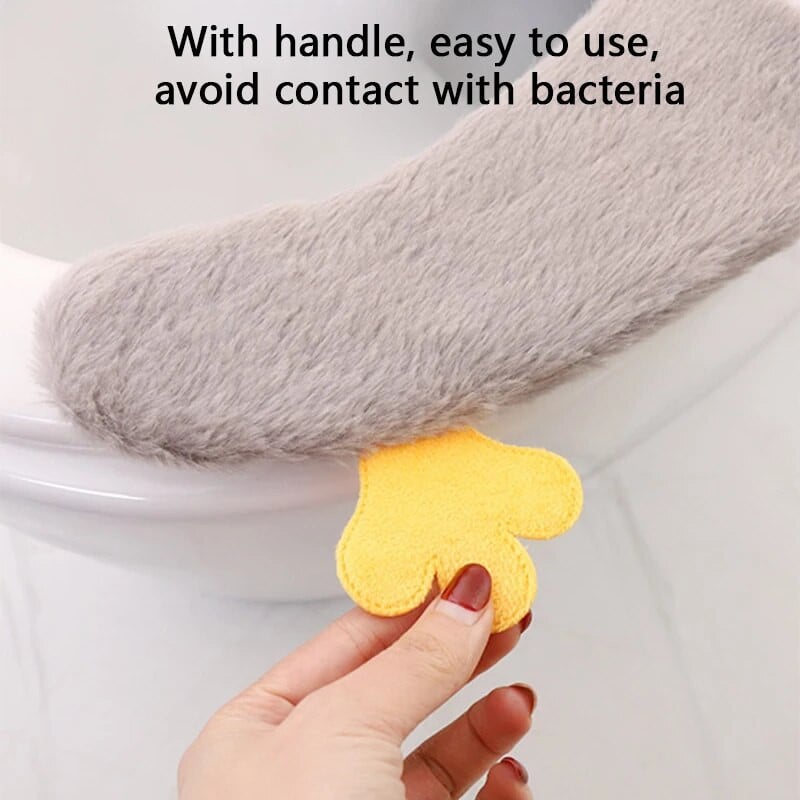 Thicken meka navlaka za WC dasku Topla periva Jastuk za stolić za višekratnu upotrebu Univerzalna WC daska Bide Kupaonski pribor