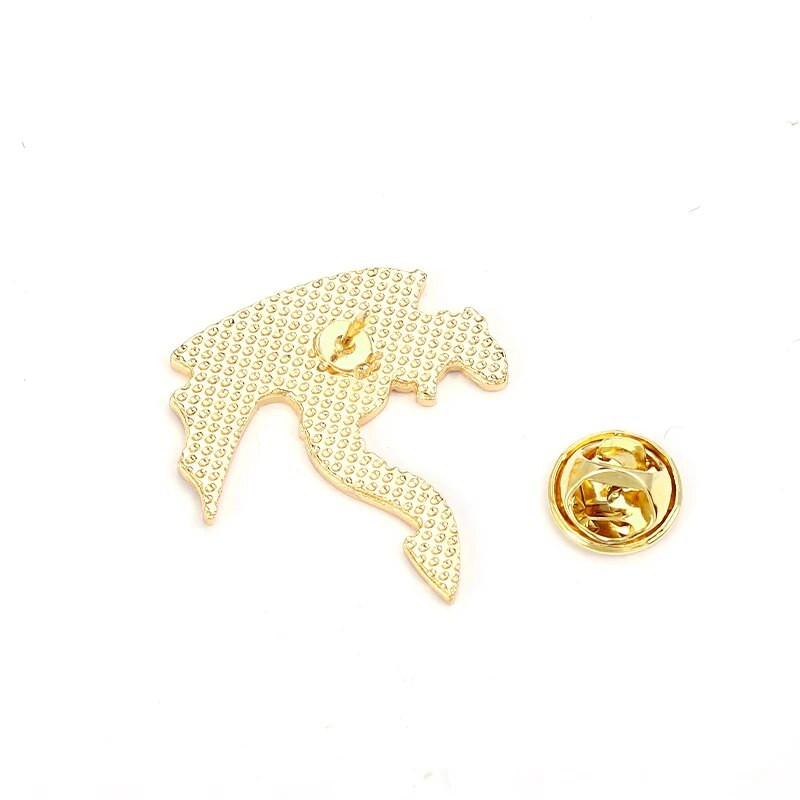 Melnbaltas Pterozaura emaljas piespraudes Pūķis Piespraudes Žetona piespraudes Karikatūra Dzīvnieki Piedzīvojumi Rotaslietas Aksesuāri Dāvana bērniem Draugs