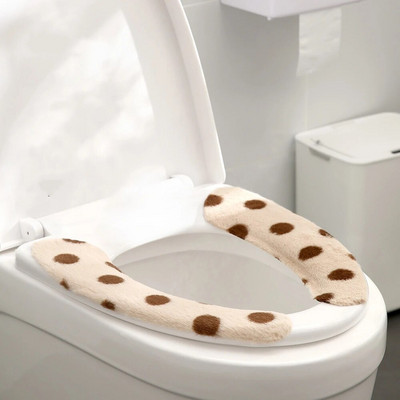 2023 Universal Κάλυμμα καθίσματος τουαλέτας Μαλακό WC Πάστα Τουαλέτας Κολλώδες μαξιλάρι καθίσματος που πλένεται Μπάνιο Θερμότερο μαξιλάρι κάλυμμα καπακιού καθίσματος