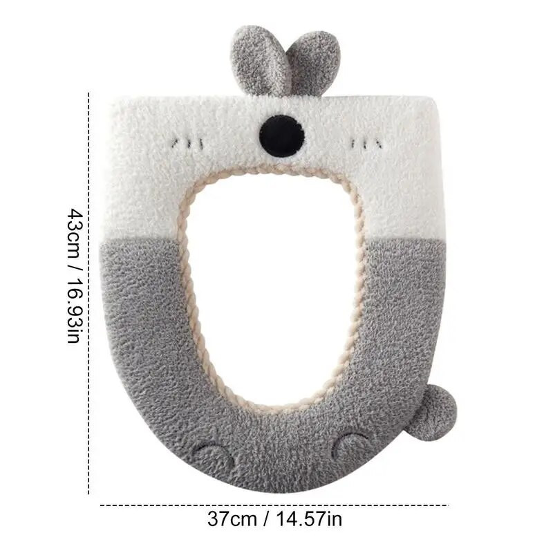 Pehme WC-istmekatte padi WC-istmepadja padi pestav paks kattepadi, soe tualettruumi istmepadja matt vannituppa