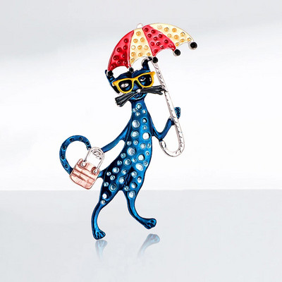 Hanreshe κινούμενα σχέδια κινέζικης αιολικής γάτας καρφίτσα καρφίτσα σμάλτο λουλούδια πολύχρωμη τέχνη αφηρημένη καρφίτσες ζώων Πέτο σακίδιο κοσμήματα