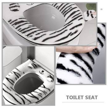 Μαλακό μαξιλάρι καθίσματος τουαλέτας που πλένεται Άνετο μαξιλάρι καλύμματος καθίσματος τουαλέτας Μπάνιο μαξιλαράκι καθίσματος τουαλέτας