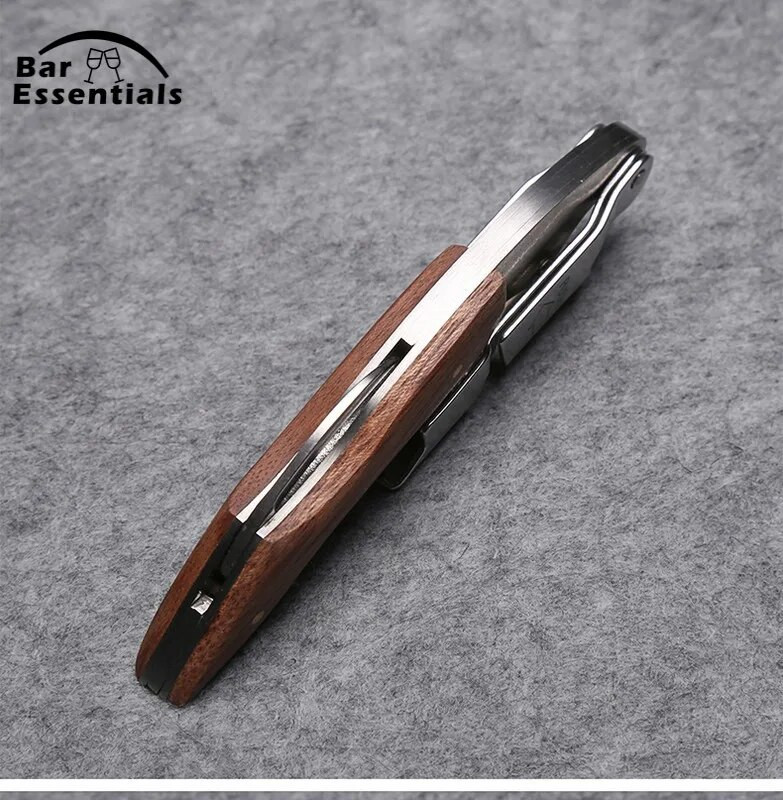 Multifunktsionaalne puidust käepidemega veinikorgitseriga pudeliavaja roostevabast terasest antiiksed veinitööriistad