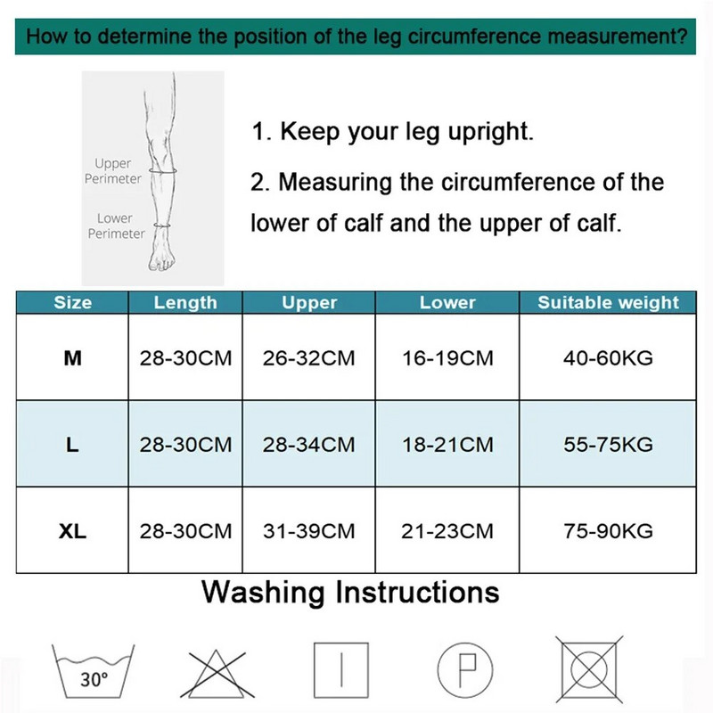 1 kom. Pleteni kompresijski rukav za potkoljenicu, kompresijski rukav za noge za kompresijske čarape bez stopala i pomaže udlagama potkoljenice, zaštitni rukavi