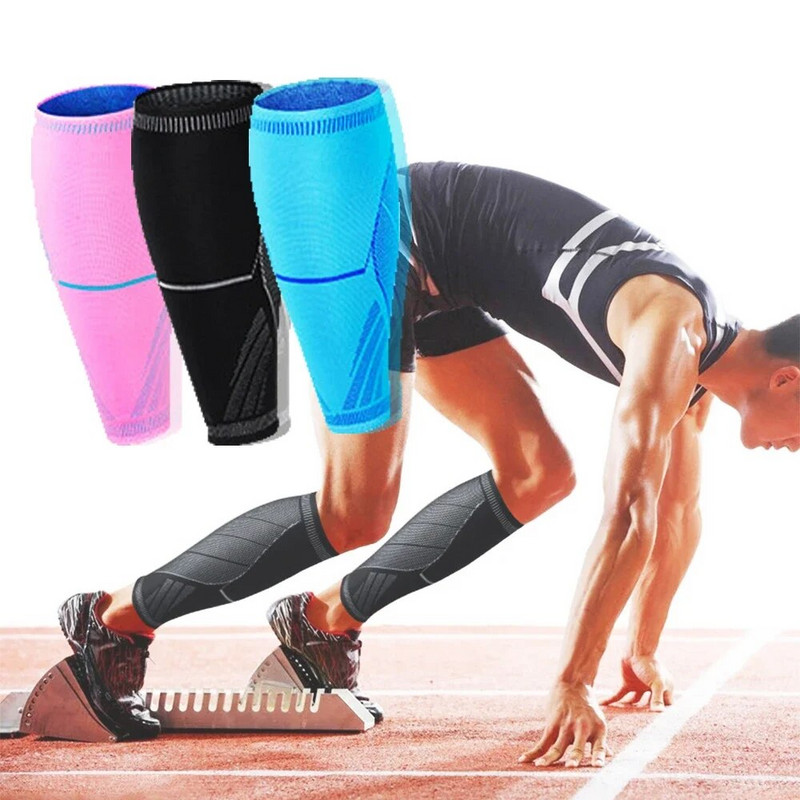 1 kom. Pleteni kompresijski rukav za potkoljenicu, kompresijski rukav za noge za kompresijske čarape bez stopala i pomaže udlagama potkoljenice, zaštitni rukavi